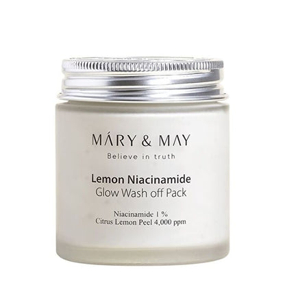 Mary&may Lemon Niacinamide Glow Wash Off Pack 125g