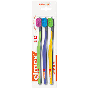 Elmex Ultra Soft Toothbrush 3 Pieces