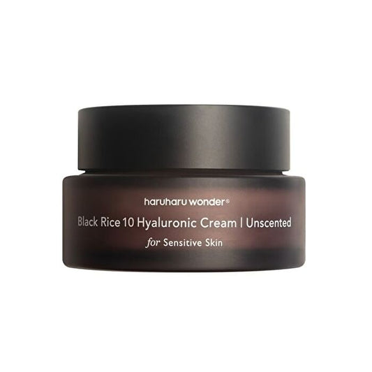 Haruharu Wonder Black Rice 10 Hyaluronic Cream Unscented - Hydratační Krem Bez Parfemace 50ml
