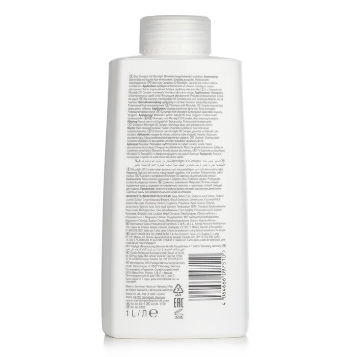 Wella Sp - Color Save Shampoo Microlight 3d Complex 1000ml
