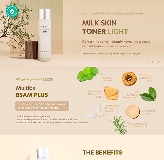 Tirtir Milk Skin Light Toner 150ml