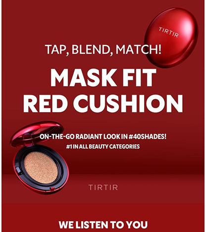 Tirtir Mask Fit Red Mini Cushion Foundation #21w Natural Ivory 4.5g