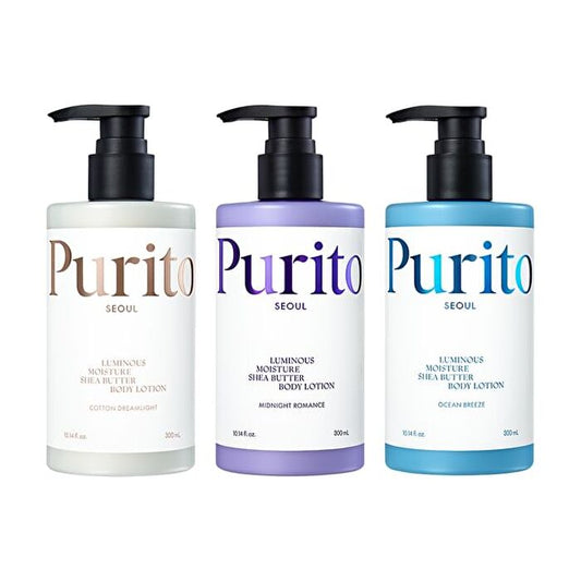 Purito Ocean Breeze Luminous Moisture Shea Butter Body Lotion - Tělove Mleko S Bambuckým Máslem 300ml
