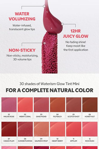TIRTIR MIni Waterism Glow Tint - # 24 Lovably 1.8g