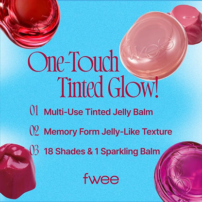 Fwee Lip & Cheek Glowy Jelly Pot Jr01 Squeezed 4g