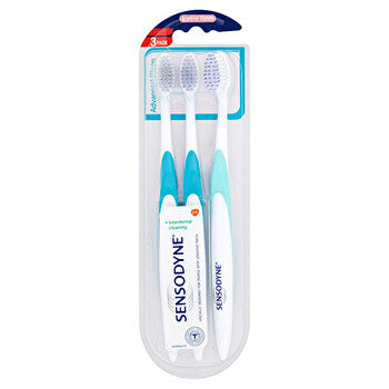 Sensodyne Extra Soft Gentle Clean Extra Soft Toothbrush 3pcs