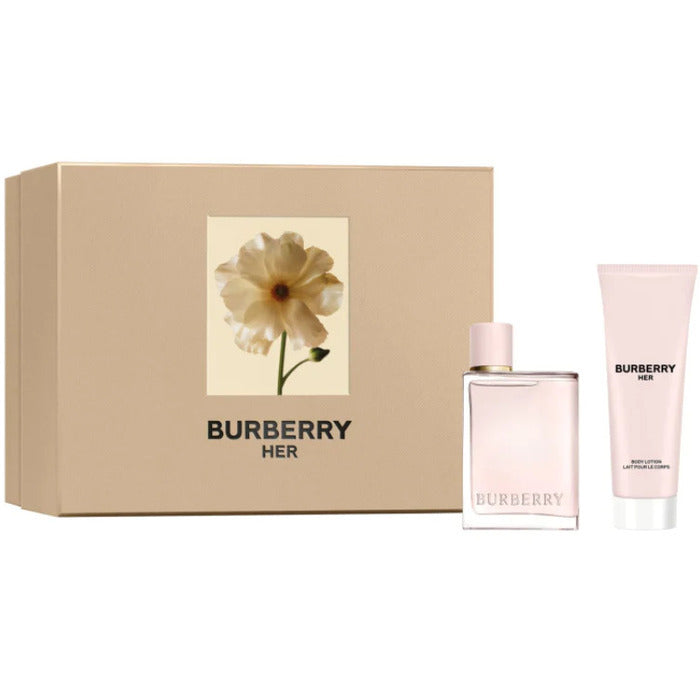 Burberry Her Set Eau De Parfum 50ml & Body Lotion Her 75ml 50ml