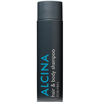 Alcina Hair & Body Shampoo For Men - Shower Gel For Hair And Body 250ml