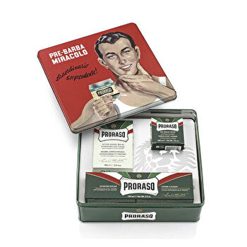 Proraso Green Shaving Set - Classic Gift Set For Shaving 350ml
