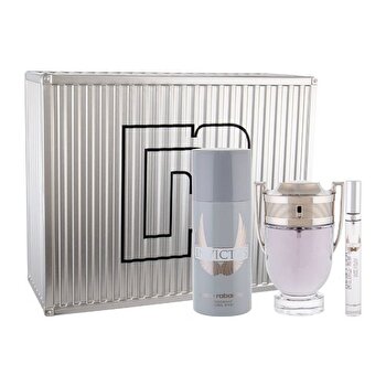 Paco Rabanne Invictus Set Eau De Toilette 100ml & Deospray 150ml & Miniature Eau De Toilette 10ml 100ml