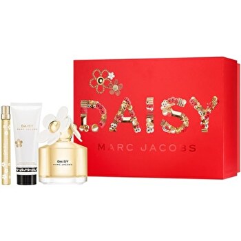 Marc Jacobs Daisy Set Eau De Toilette 100ml & Body Lotion 75ml & Miniature Eau De Toilette 10ml 100ml