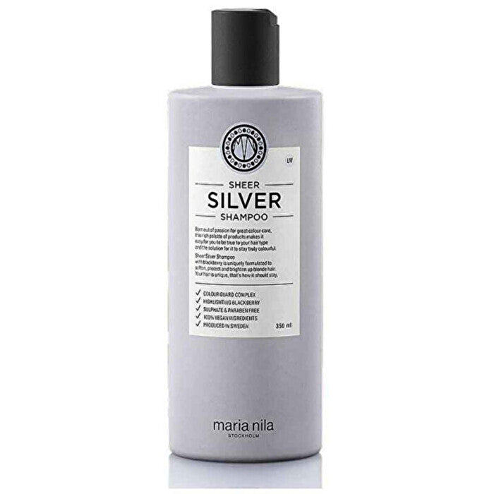 Maria Nila Sheer Silver Shampoo - Shampoo Neutralizing Yellow Tones Of Hair 350ml