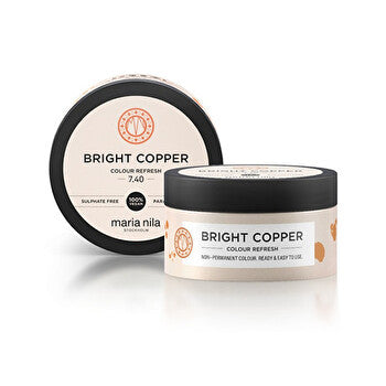 Maria Nila Bright Copper Colour Refresh Mask - Gentle Nourishing Mask Without Permanent Color Pigments 300ml
