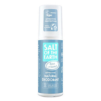 Salt-Of-The-Earth Ocean Coconut Natural Deodorant - Natural Mineral Deodorant Spray 100ml