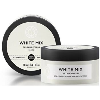 Maria Nila White Colour Refresh Mask - Nourishing Mask Without Color Pigments To Complete Pastel Shades 100ml