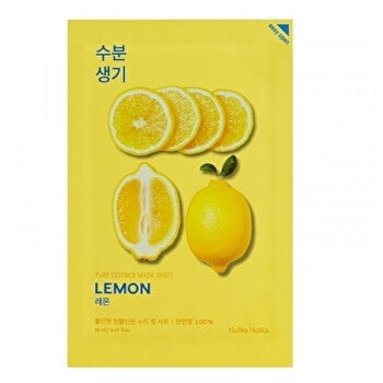 Holika Holika Lemon Pure Essence Mask Sheet - Toning Cloth Mask 20ml
