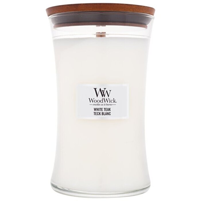 WoodWick White Teak Vase (white Teak) - Scented Candle 85.0g