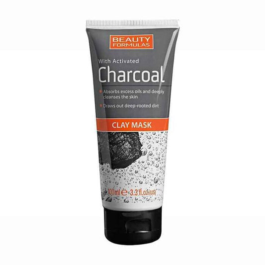 Beauty Formulas Charcoal Clay Mask 100ml