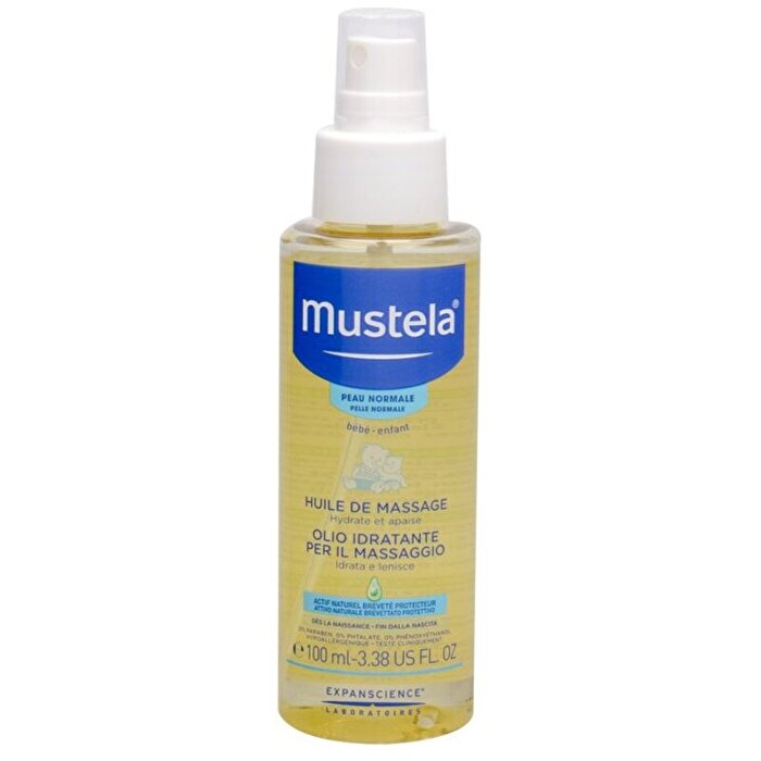 Mustela Bebe Baby Oil - Moisturizing Massage Oil For Babies From Birth 100ml