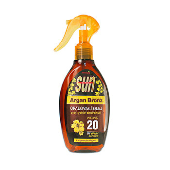 Vivaco Sun Suntan Oil With Argan Oil Spf 20 200ml