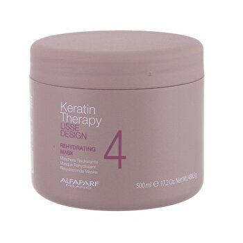 Alfaparf Milano Keratin Therapy Lisse Design Rehydrating Mask - Moisturizing Hair Mask 500ml