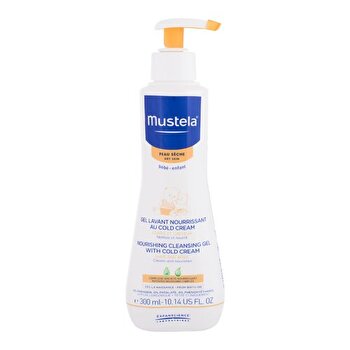 Mustela Nourishing Cleansing Gel with Cold Cream For Hair & Body - For Dry Skin 300ml/10.14oz
