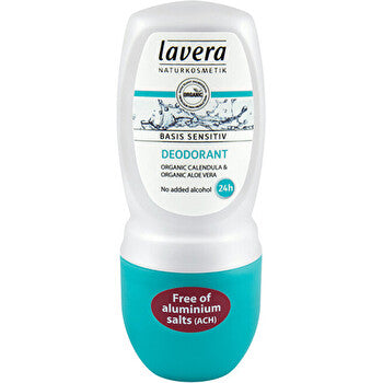Lavera Basis Sensitiv Deodorant Roll-on - Ball Deodorant 50ml