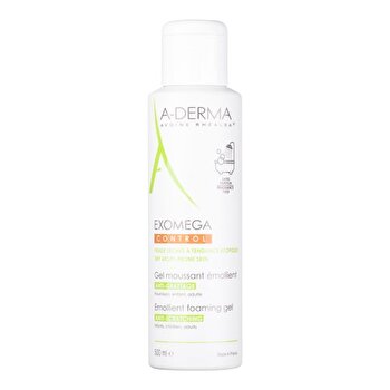 A-Derma Exomega Control Emollient Foaming Gel - Shower Gel 500ml