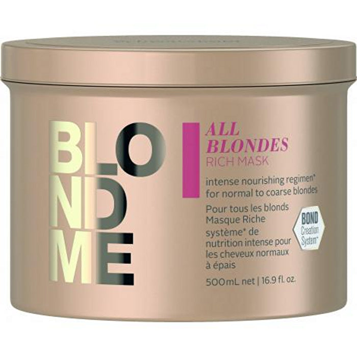 Schwarzkopf Blond Me All Bl Rich Mask 500ml