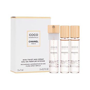 Chanel Coco Mademoiselle Intense Eau De Parfum (3x 7ml) Refill 3ml