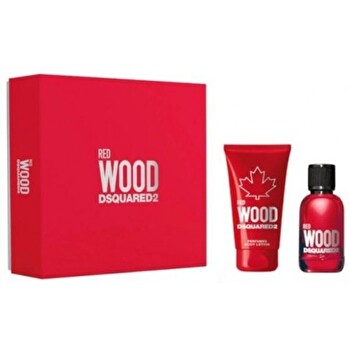 Dsquared2 Red Wood Dárková Sada Eau De Toilette 100ml A Tělove Mleko 150ml 100ml