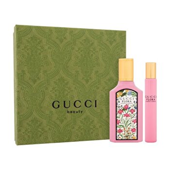 Gucci Flora Gorgeous Gardenia Gift Set Eau De Parfum 50ml And Eau De Parfum Miniature 7.4ml 50ml
