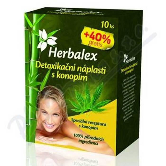 Herbamedicus Detox Patches With Cannabis 10 Pcs & 40% Free