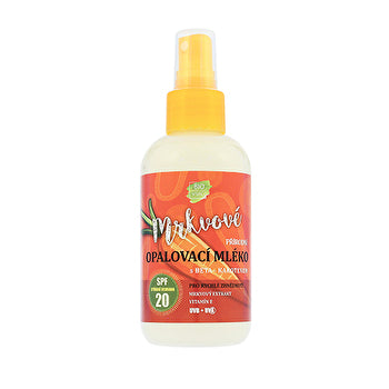 Vivaco 100% Natural Sunscreen Lotion With Carrot Extract Spf 20 150ml