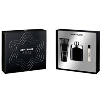 Mont Blanc Legend Gift Set Eau De Toilette 100ml Shower Gel 100ml And Miniature Eau De Toilette 7.5ml 100ml