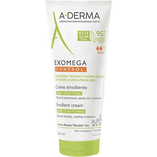 A-Derma Exomega Control Rich Emollient Cream 200ml