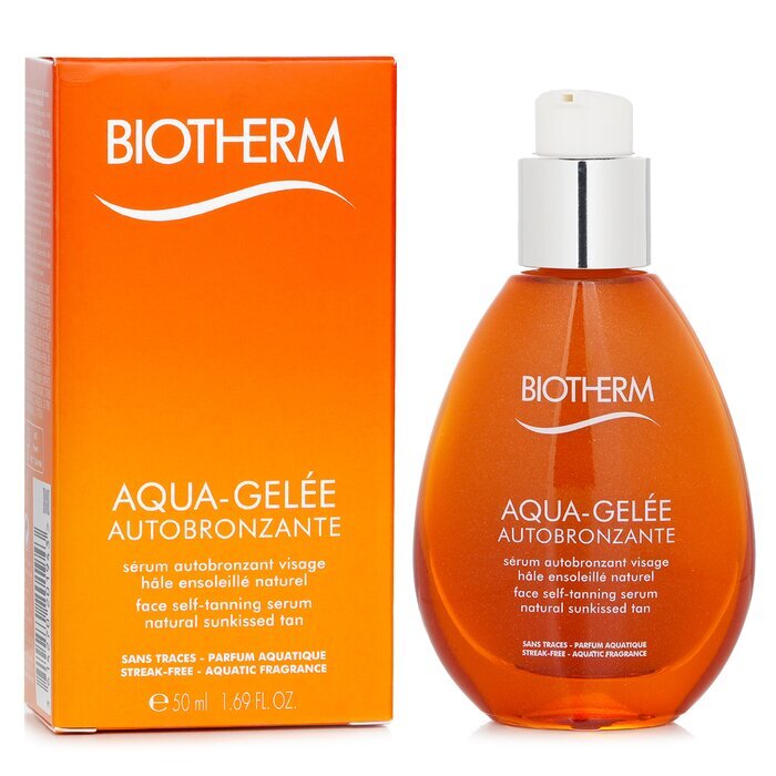 Biotherm Gel Auto Bronzant Visage Face Self-tanning Serum. Natural Sunkissed Tan. Streak-free - Aquatic Fragrance 50ml