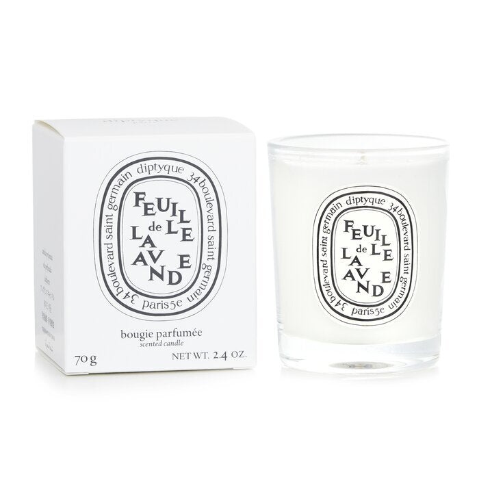 Diptyque Scented Candle - Feuille De Lavande (Lavender Leaf) 70g/2.4oz