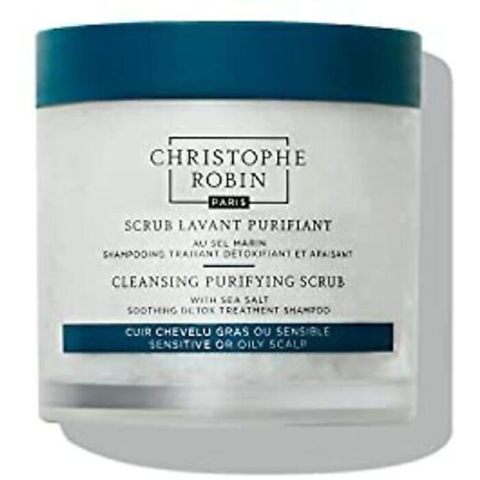 Christophe Robin Cleansing Purifying Scrub With Sea Salt - Čisticí šampon S Peelingovým Efektem 250ml