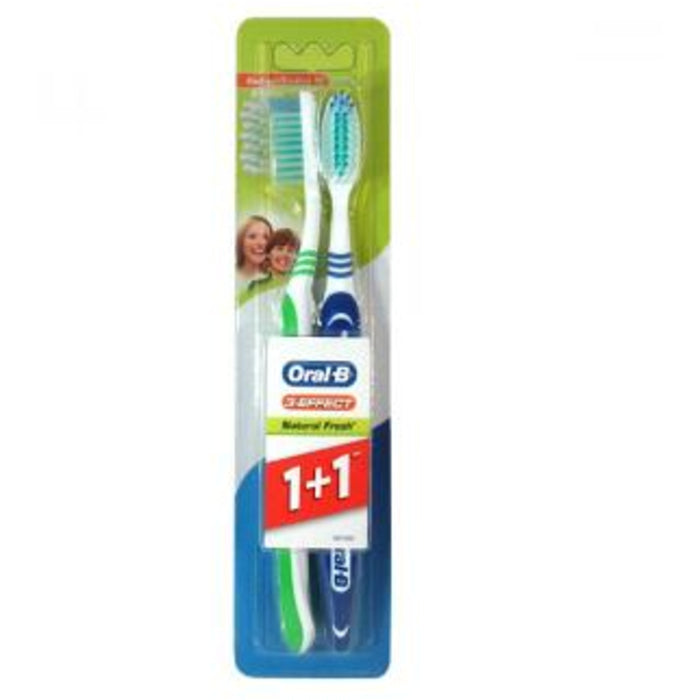 Oral B 1-2-3 Fresh Medium Toothbrush 1ml