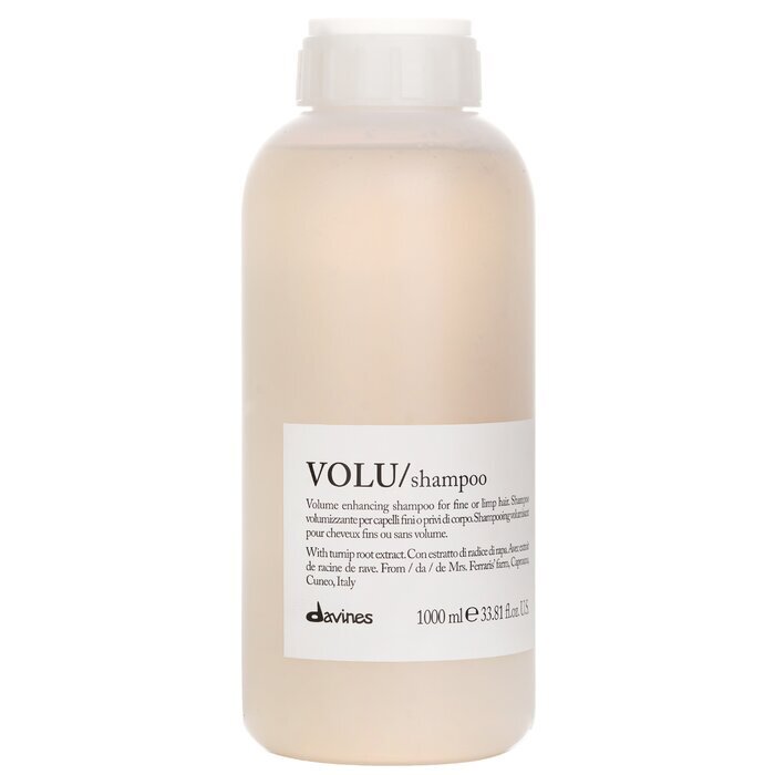 Davines Volu Volume Enhancing Shampoo (For Fine or Limp Hair) 1000ml/33.8oz