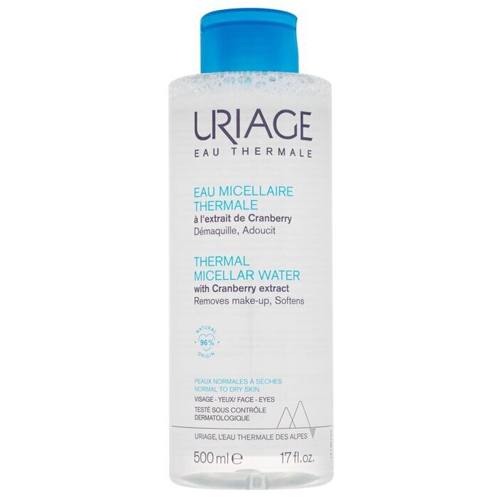 Uriage Eau Thermale Thermal Micellar Water Cranberry Extract (normal And Dry Skin) 500ml