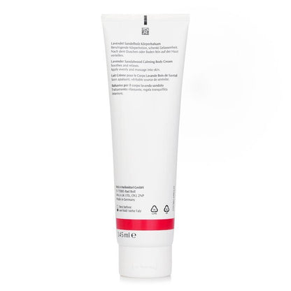 Dr. Hauschka Lavender Sandalwood Calming Body Cream - Soothes & Relaxes 145ml/4.9oz