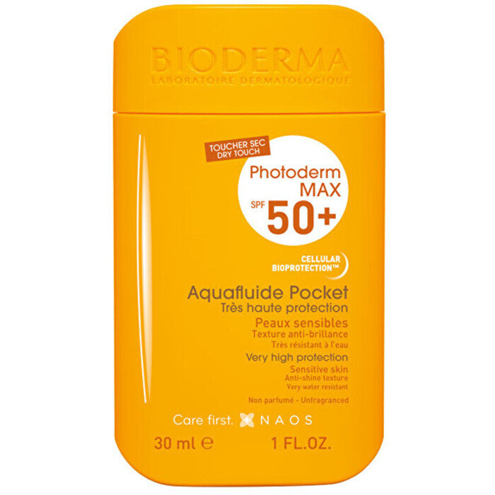 Bioderma Photoderm Max Aquafluide Pocket Spf 50+ - Matující Pleťový Fluid Na Opalování 30ml