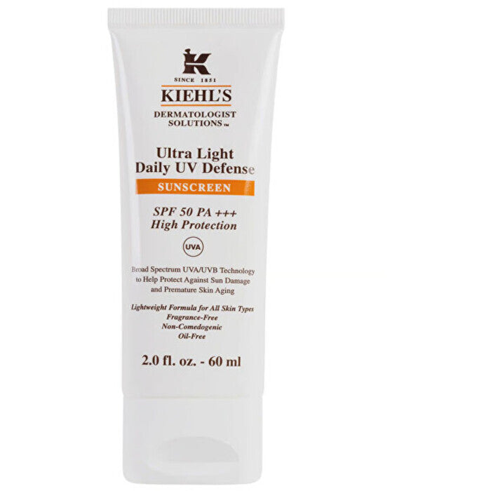 Kiehls Dermatologist Solutions Ultra Light Daily Uv Defense Sunscreen Spf 50 - Ochranný Gel Na Obličej 60ml