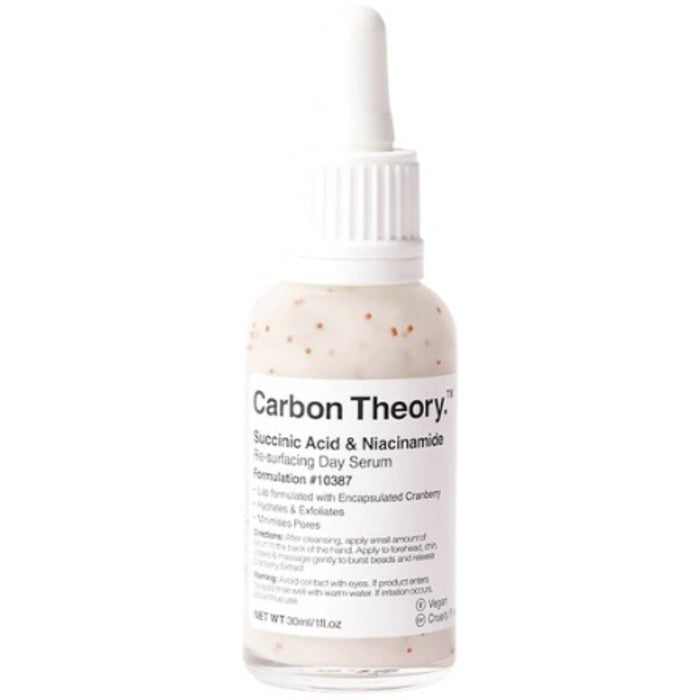 Carbon Theory Succinic Acid & Niacinamide Re-surfacing Day Serum 30ml
