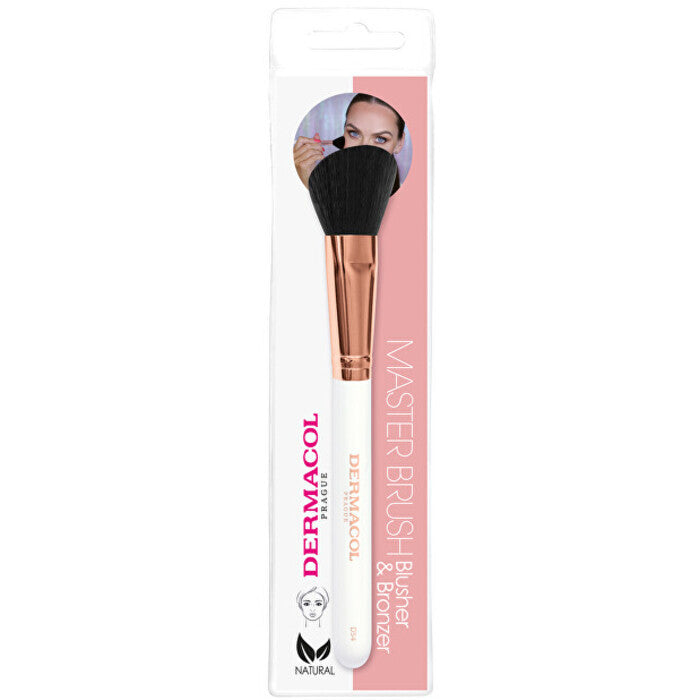 Dermacol Rose Gold D54 Brush - Kosmetický štětec Na Tvářenku A Bronzer S Pouzdrem