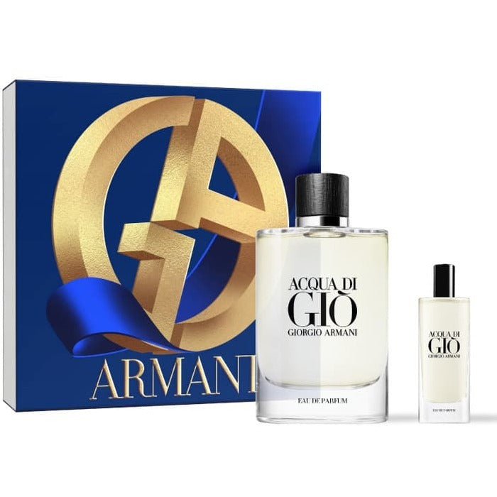 Armani Acqua Di Gio Eau De Parfum Gift Set Eau De Parfum 125ml And Miniature Eau De Parfum 15ml 125ml