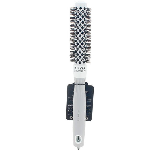 Olivia Garden Expert Blowout Shine Round Brush White & Grey ( 20 Mm ) - Hair Brush 0ml