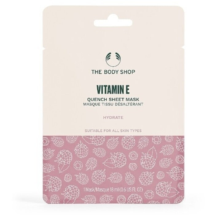 The Body Shop Vitamin E Quench Sheet Mask - Hydrating Peel-off Face Mask 18ml